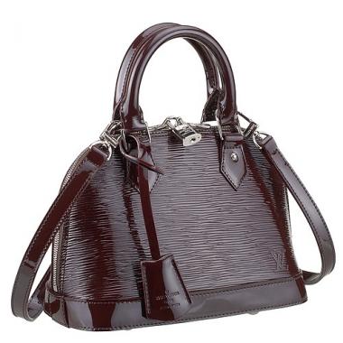 Louis Vuitton Alma PM Epi Leather Dark Plum