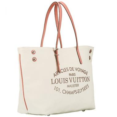 Louis Vuitton Cabas Canvas Bag Corail  607765