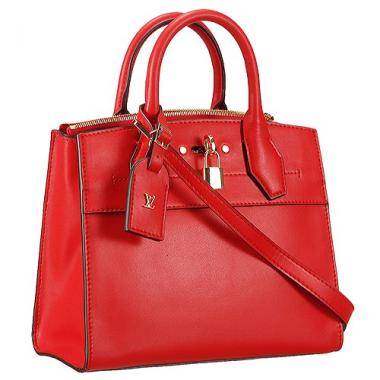 Louis Vuitton City Steamer Bag Red