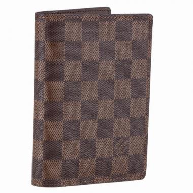 Louis Vuitton Damier Ebene Canvas CheckBook and Card Holder