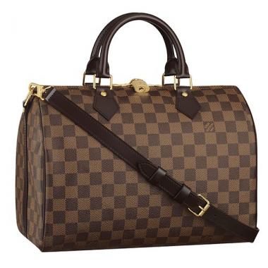 Louis Vuitton Damier Speedy 30 with Shoulder Strap