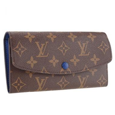 Cheap Louis Vuitton Emily Blue Wallet