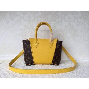 Louis Vuitton Calfskin Handbag Yellow Cross Body Bag