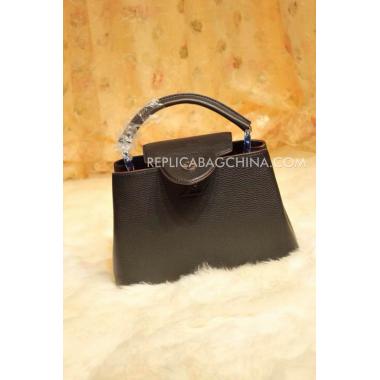 Louis Vuitton Calfskin Black Handbag