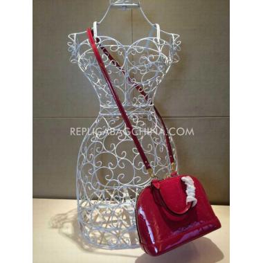 Cheap Louis Vuitton New Arrival Red Handbag Shoulder Bag Patent Leather