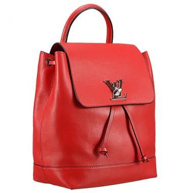 Louis Vuitton Lockme Backpack Red 18926714