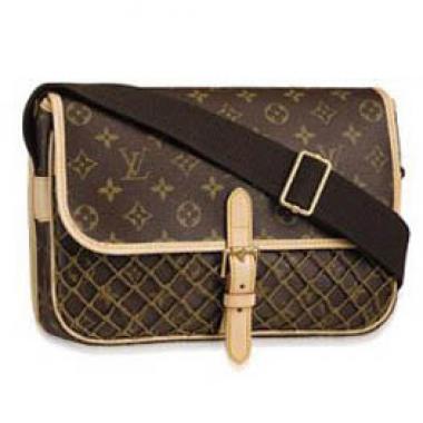 Louis Vuitton Monogram Canvas M40117 Brown Small Unisex Handbag