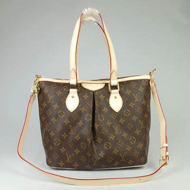 Louis Vuitton Monogram Canvas M40145 Cow Leather Large 2way