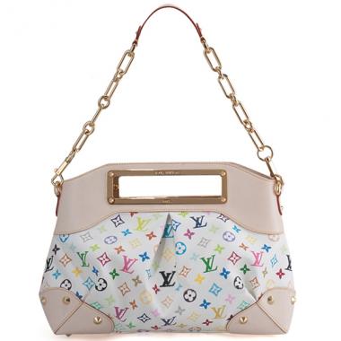 Replica Louis Vuitton Monogram Multicolore M40255 White 2way Ladies