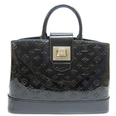 Louis Vuitton Monogram Vernis M4034N Black Large HandBags