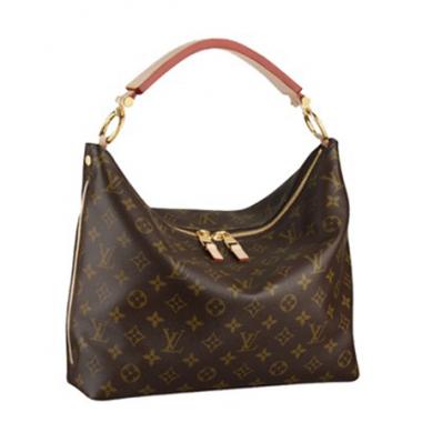 Louis Vuitton Monogram Canvas M40586 Cow Leather Cross Body Bag Ladies