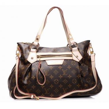 Quality Louis Vuitton Monogram Canvas M41131 Cow Leather 2way Ladies