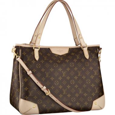 Louis Vuitton Monogram Canvas M41231 White Cow Leather 2way