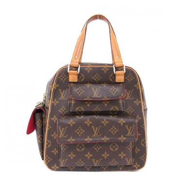 Louis Vuitton Monogram Canvas M51161 Cow Leather Small HandBags