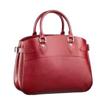 Cheap Louis Vuitton EPI Leather M5926E Red Cow Leather Medium Handbags