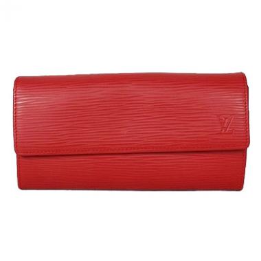 Cheap Louis Vuitton EPI Leather M61734 Red Small Ladies Wallet HM02774