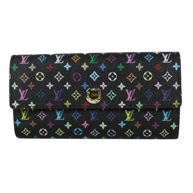 Louis Vuitton Monogram Multicolore M61734 Canvas Wallet Ladies Replica