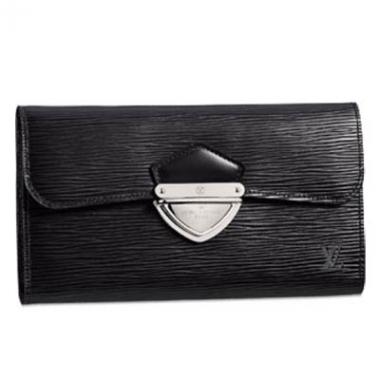 Replica Cheap Louis Vuitton EPI Leather M63882 Black Small Wallet HM08982