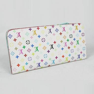 Louis Vuitton Monogram Multicolore M66567 Cow Leather Small Wallet