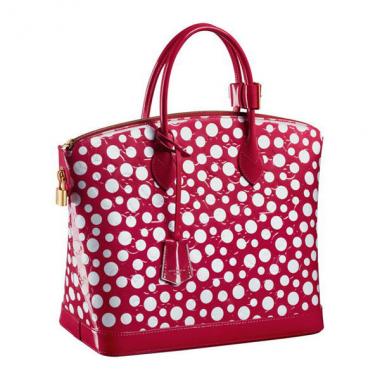 Louis Vuitton Yayoi Kusama M91423 Red Large HandBags