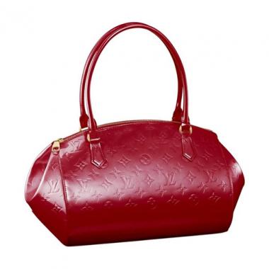 Cheap Louis Vuitton Monogram Vernis M91490 Red Large Ladies Bags