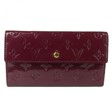 Louis Vuitton Monogram Vernis M91970 Purple Small Wallet