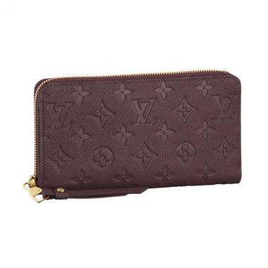 Louis Vuitton Monogram Empreinte M93434 Cow Leather Small Unisex Wallet