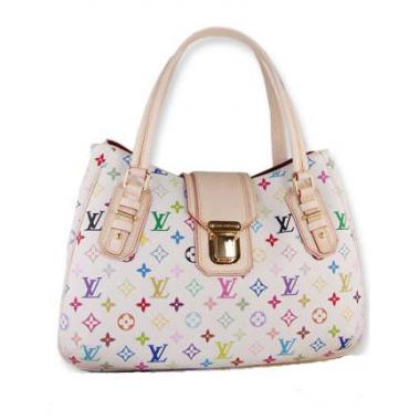 Cheap Louis Vuitton Monogram Multicolore M93554 White Canvas Cross Body Bag