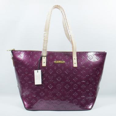 Replica Louis Vuitton Monogram Vernis M93588 Purple Enamel Ladies Bag