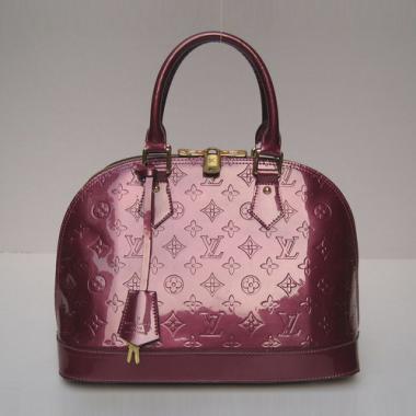 Louis Vuitton Monogram Vernis M93595 Red HandBags Ladies