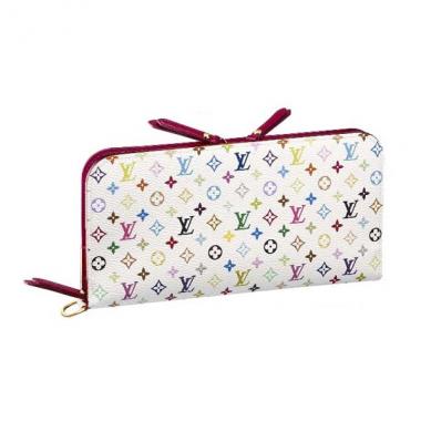 Louis Vuitton Monogram Multicolore M93752 Cow Leather Small Wallet