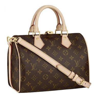 Louis Vuitton Monogram Speedy 25 with Shoulder Strap