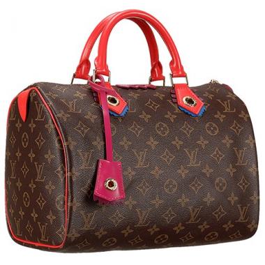 Louis Vuitton Monogram Totem Speedy Flamingo