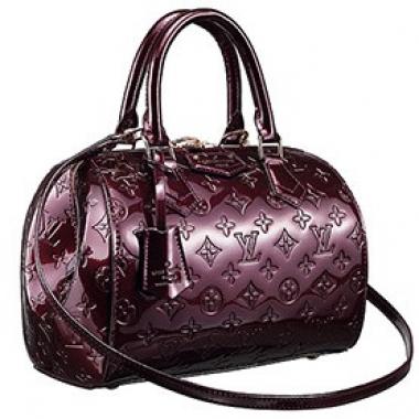 Louis Vuitton Monogram Vernis Montana Plum (Dark Red) 607369