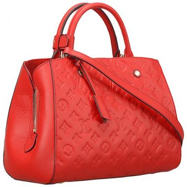 Cheap Louis Vuitton Montaigne Empreinte MM Red 607511