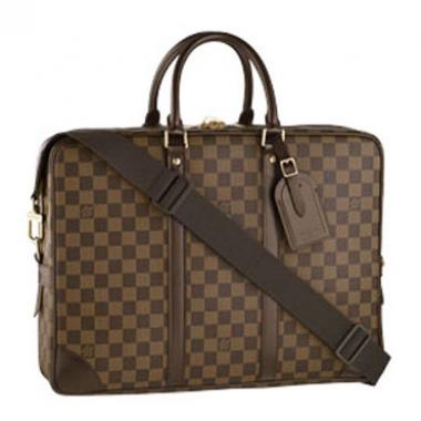 Cheap Louis Vuitton Damier Canvas N41122 Brown Canvas Large Bag Replica HM09422