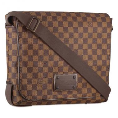 Louis Vuitton Damier Canvas N51211 Brown Medium Mens Bag Replica