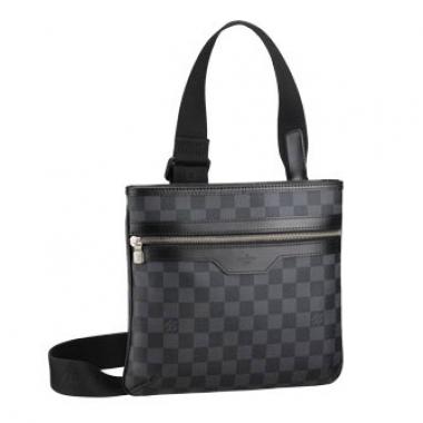 Louis Vuitton Damier Canvas N58028 Grey Small Messenger Bag