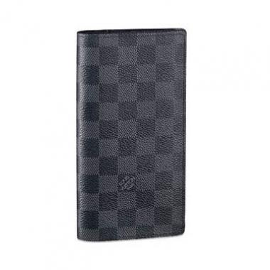 Louis Vuitton Damier Canvas N62665 Grey Small Mens Wallet