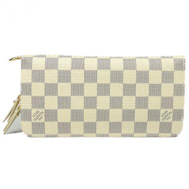 Louis Vuitton Damier Canvas N66565 Canvas Wallet Ladies