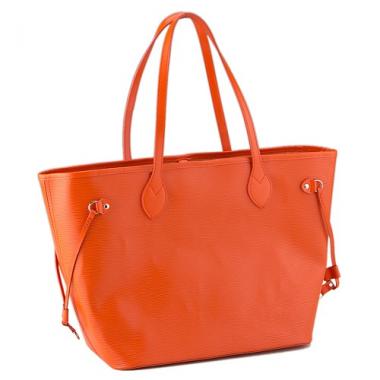 Louis Vuitton Neverfull MM Epi Leather Orange