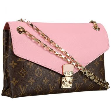 Replica Louis Vuitton Pallas Chain Bag Pink 608249