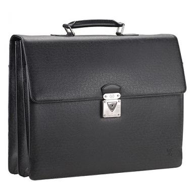 Louis Vuitton Robusto 2 Compartments Taiga Leather Black