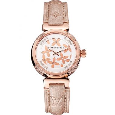 Louis Vuitton Tambour Bijou Red Gold Watch