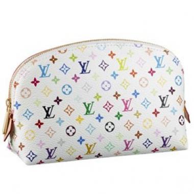 Louis Vuitton White Murakami Cosmetic Pouch