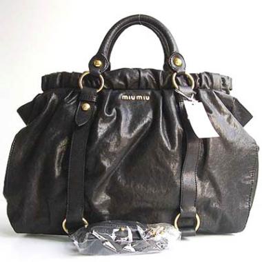 Miu Miu  88035 Ladies 2way Black