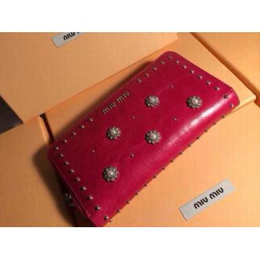 Miu Miu Clutch Wallet Red