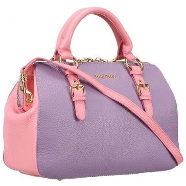 Miu Miu Satchel Purple and Pink