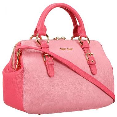 Cheap Miu Miu Satchel Rose Pink and Purple