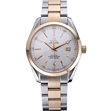 Omega Seamaster White Dial Two Tone  622167